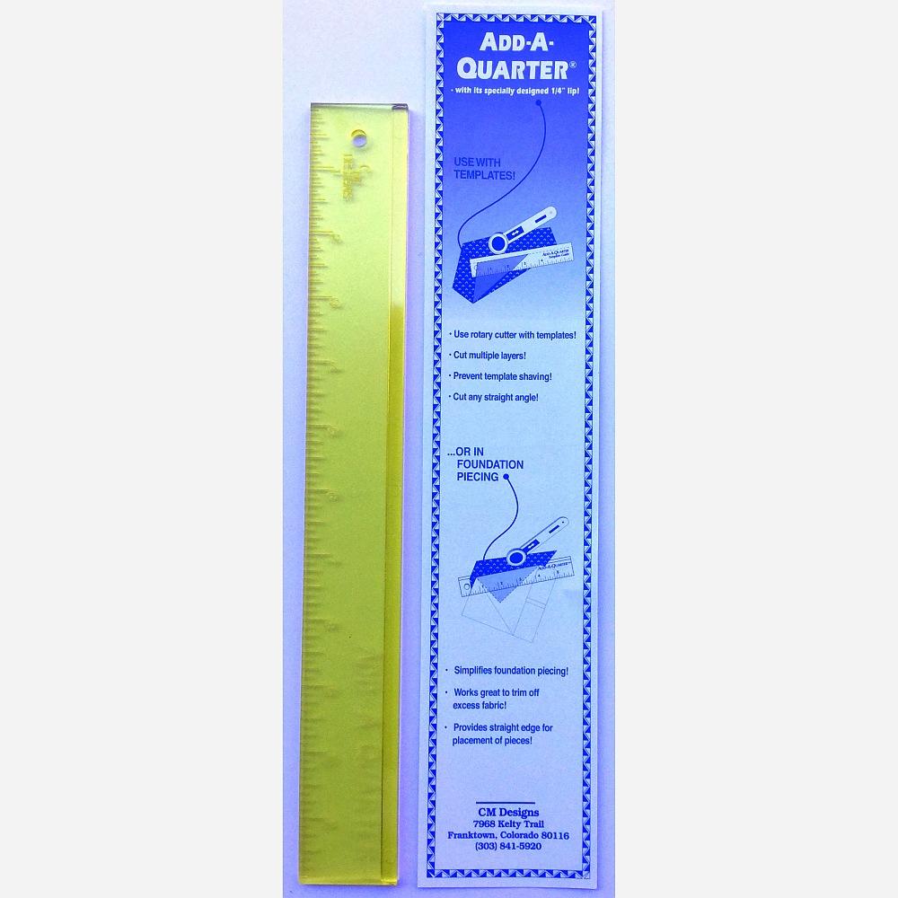 Add-A-Quarter Ruler