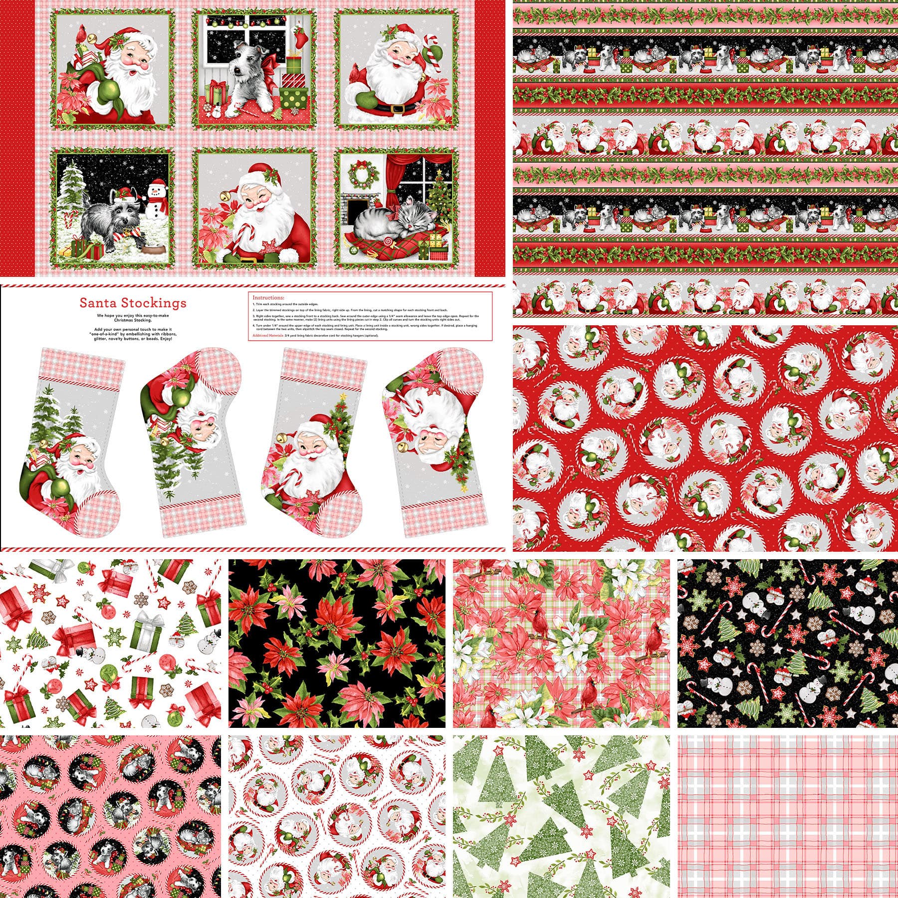 *New* Candy Cane Lane by Kathleen Francour for Studio E Fabrics