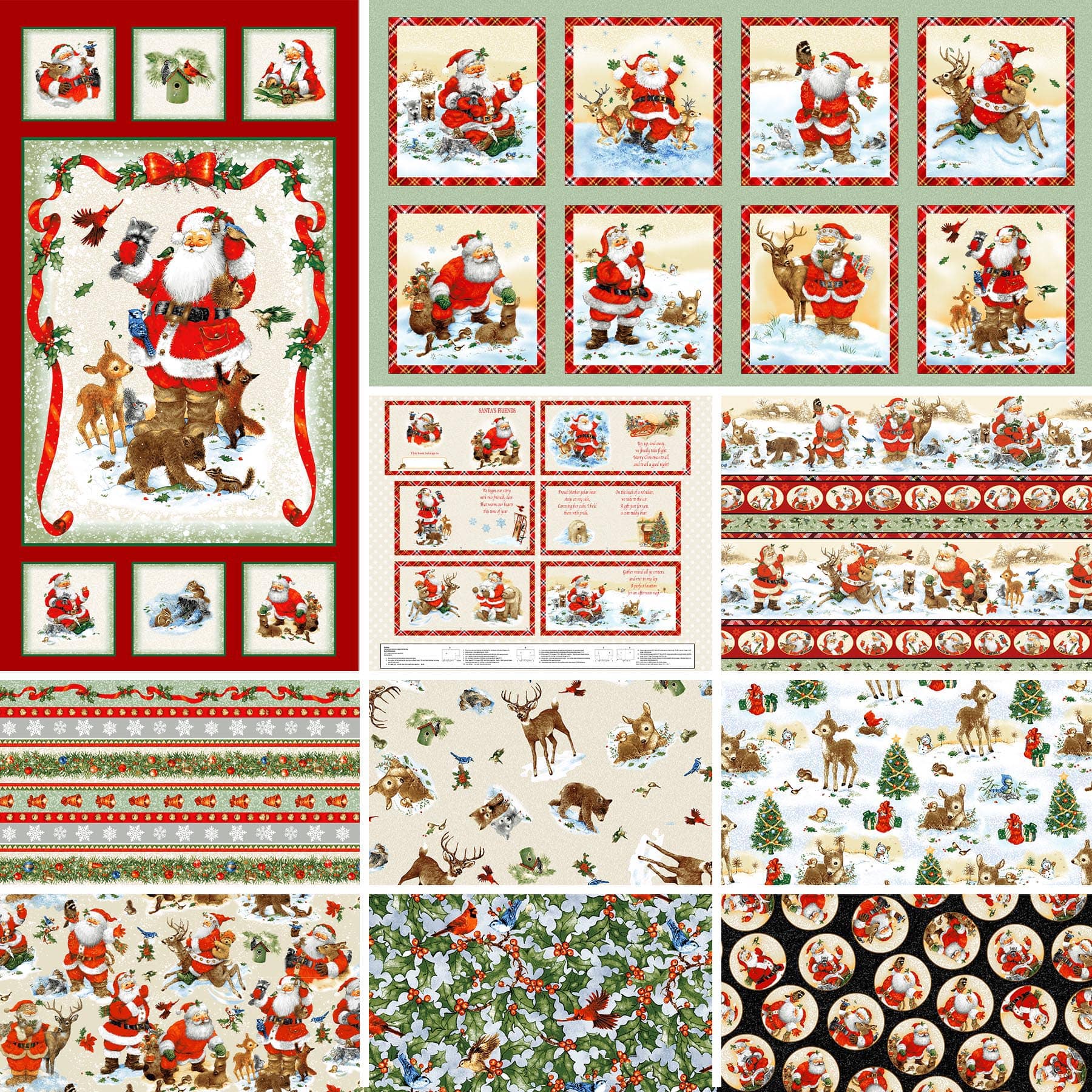 *New* Santa's Friends by Robert Giordano for Henry Glass