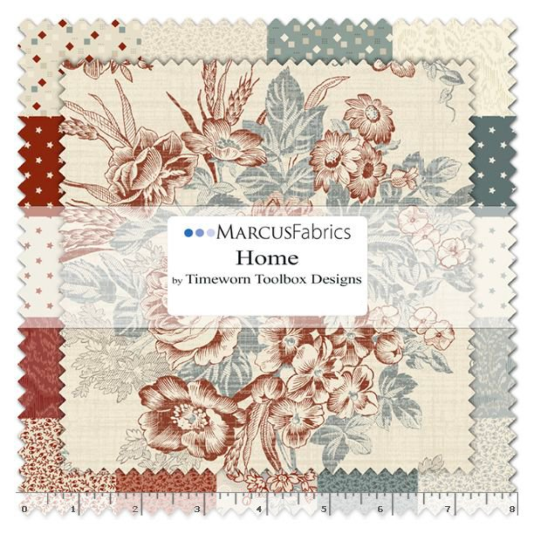 Home by Timeworn Toolbox Designs for Marcus Fabrics